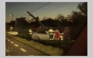 accident Arges masina stalp