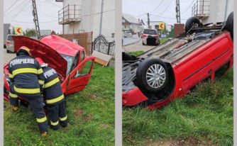 accident masina rasturnata Mosoaia
