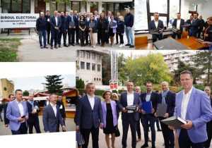 USR Argeș a depus candidaturile pentru alegerile parlamentare din 2024 la Biroul Electoral Județean 1 Sursă foto: USR Argeș.
