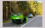 masina rasturnata autoturism rasturnat