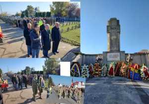 ziua armatei 1 - O delegație Forța Dreptei Argeș a participat la manifestările de Ziua Armatei Române din Pitești