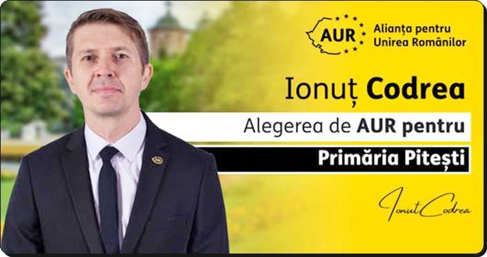 Ionut Codrea AUR Pitesti - Argentina Culcuș și Ionuț Codrea - validați pentru a intra în Consiliile Locale