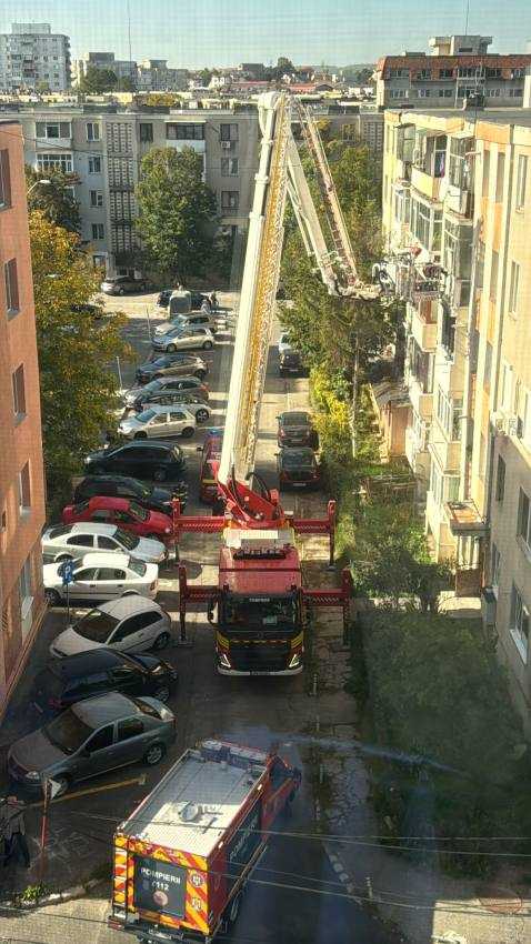 interventie autoscara pompieri Pitești