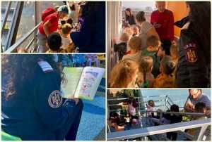 cats - Exercițiu de evacuare în caz de incendiu la o grădiniță din Pitești