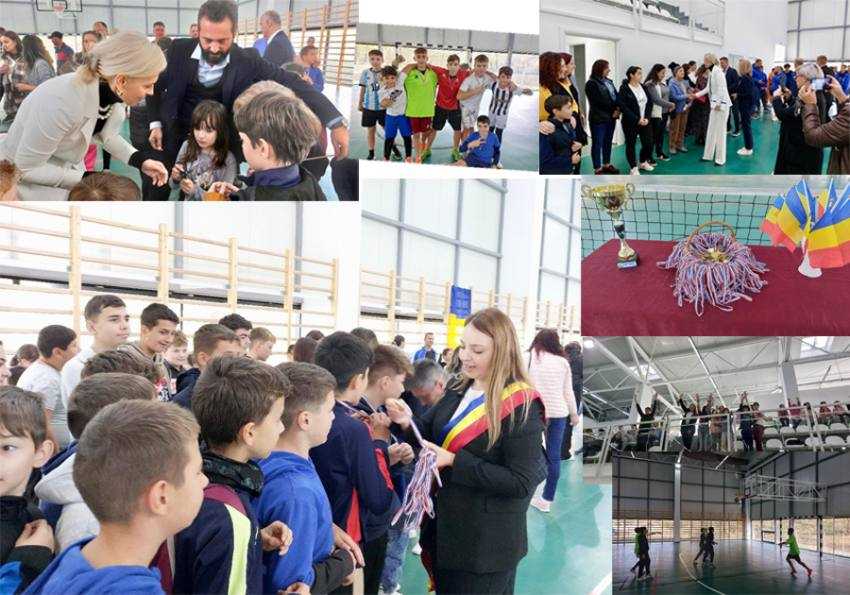 deschidere scoala corbi sala de sport Sursă foto: PNL Argeș