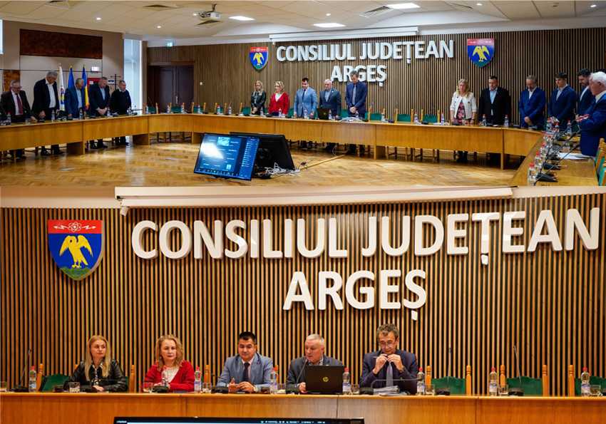 cj arges ultima sedinta Sursă foto: FB CJ Argeș.