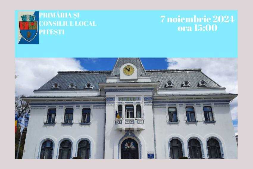 sedinta consiliul local Pitești