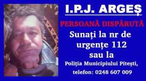 A fost găsit argeșeanul de 69 de ani dat dispărut. Se afla în stare de hipotermie 13 bărbat dispărut Argeș