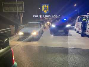 1731146212big 1 - Drifturi într-o parcare de pe autostrada A0! Zeci de amenzi date de polițiști