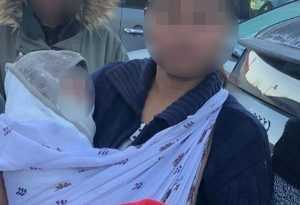 466738568 432484653234183 2455196804393918524 n - Bebeluş de numai câteva săptămâni folosit pentru cerșetorie într-o zi cu temperaturi de -5 grade Celsius