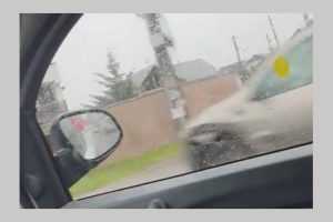 (Video) Accident rutier la Smeura 13 accident masina Smeura