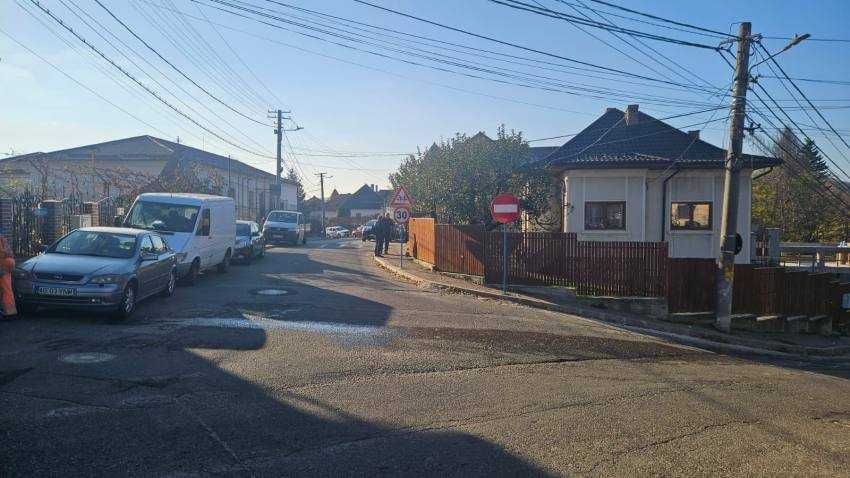 O nouă stradă cu sens unic în Curtea de Argeş 1 sens unic curtea de arges