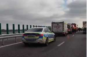 accident dex 12 - Accident cu victimă pe Drumul Expres Craiova-Pitești! Trafic blocat