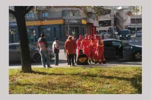 Accident rutier în Pitești! Implicate două autoturisme 1 Accident masini Pitești Smurd