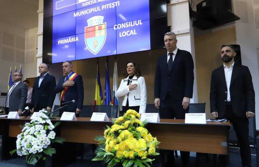 Constituirea noului Consiliu Local al Municipiului Pitești 1 ceremonie Consiliu Local Pitești