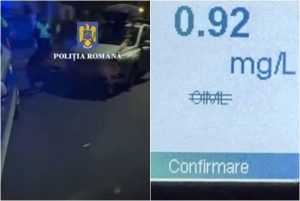 page - Băut și fără permis, un tânăr de 21 de ani a furat o mașină. A fost oprit cu focuri de armă de polițiști