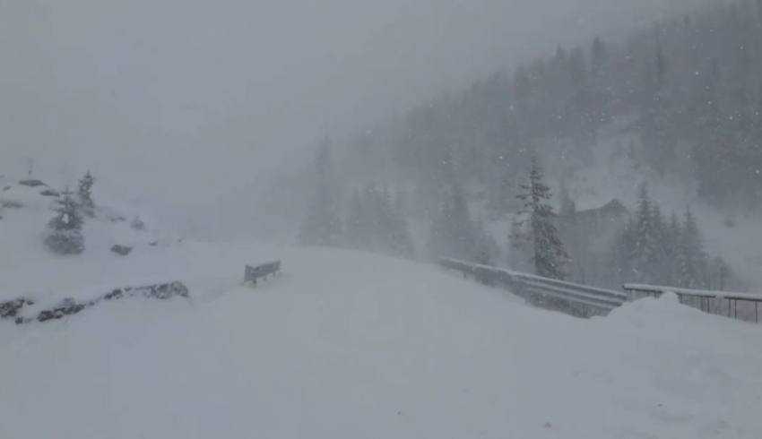 zapada pe Transfagarasan
