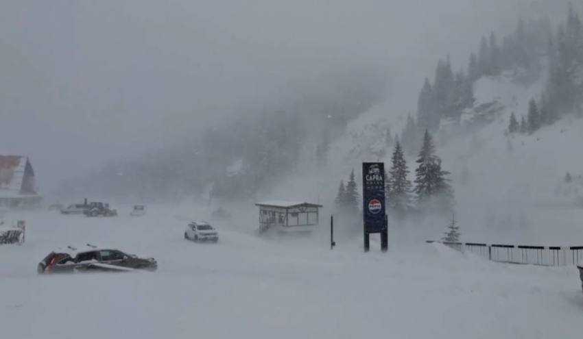 zapada pe Transfagarasan