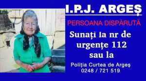 arges femeie disparuta