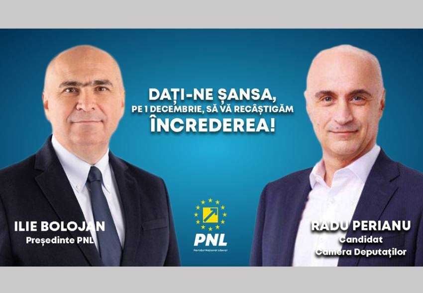 Radu perianu si ilie bolojan 1 Sursă foto: PNL Arges.