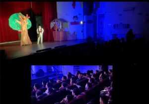 Educația continuă și în afara școlii. Elevii au fost încântați de spectacolul de teatru 23 Video și foto: anchetaonline.ro.