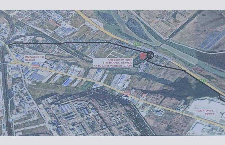 harta prundu bananai Sursă foto: Facebook Primăria Municipiului Pitești.