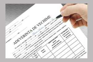 adeverinta de vechime itm