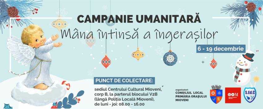 Campanie umanitara la Mioveni Campanie umanitara la Mioveni