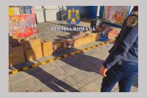 Peste 1700 de kg de articole pirotehnice ridicate de polițiștii argeșeni în doar două zile 1 articole pirotehnice