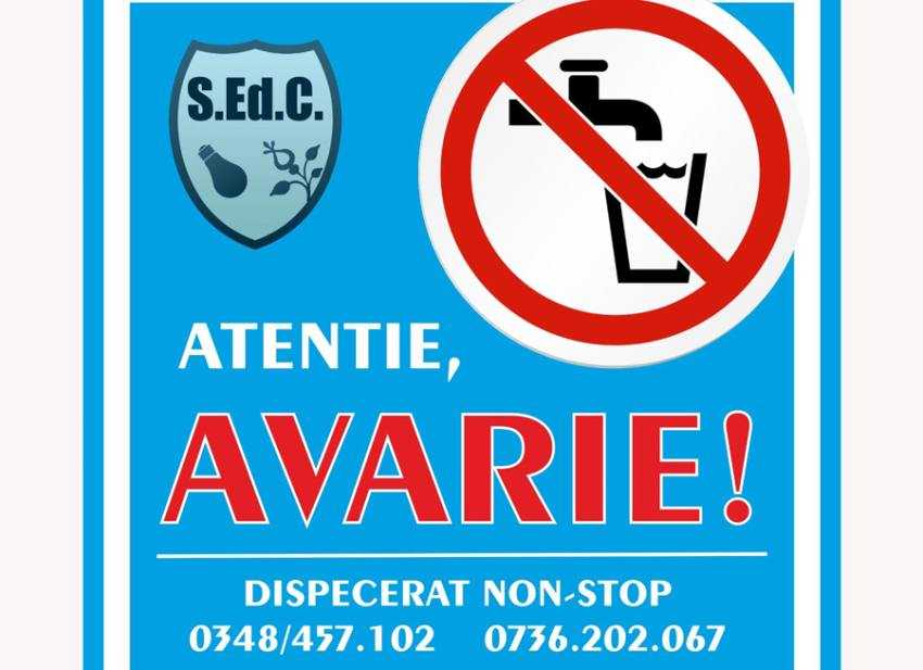 avarie apa mioveni 1 Sursă foto: FB Primăria Orașului Mioveni