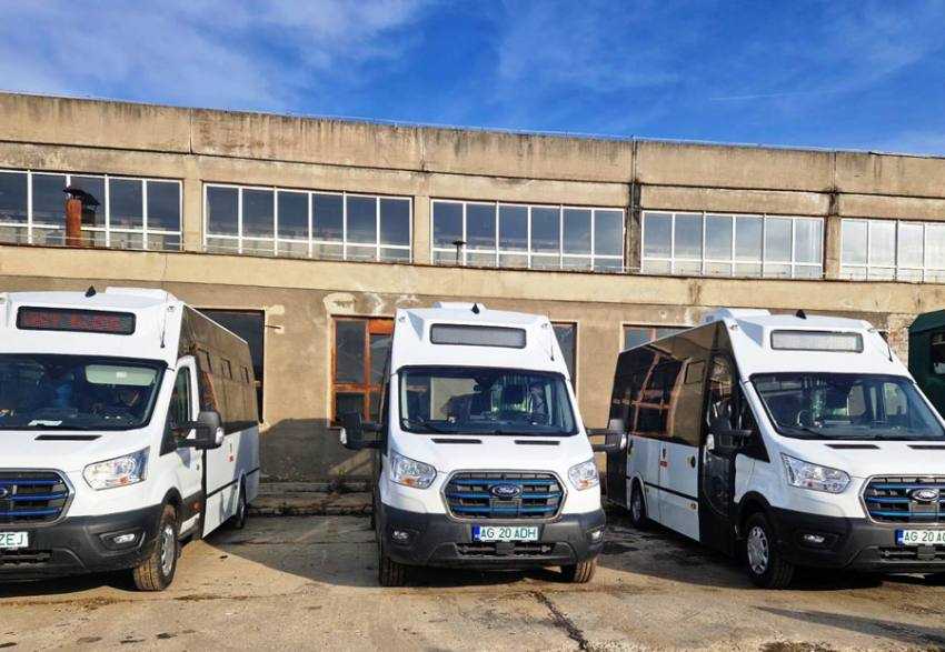 CJ Arges – Microbuze electrice scolare (2) Sursă foto: CJ Argeș.