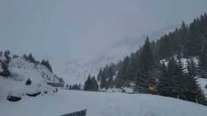 (Video) Risc de avalanșă în masivul Făgăraș 30 risc avalansa Fagaras Argeș