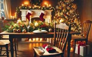 cats - Tradiția scaunului gol la masa de Crăciun