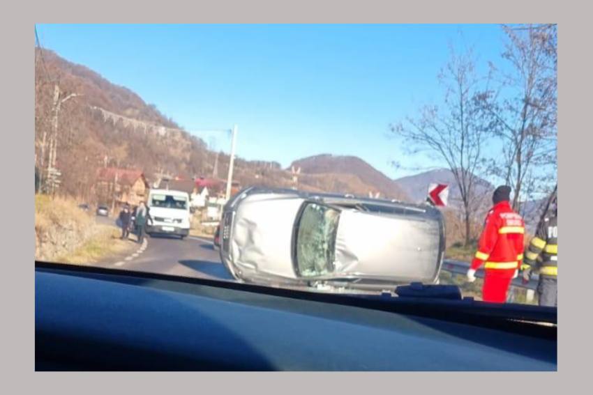 autoturism rasturnat Argeș autoturism rasturnat Argeș