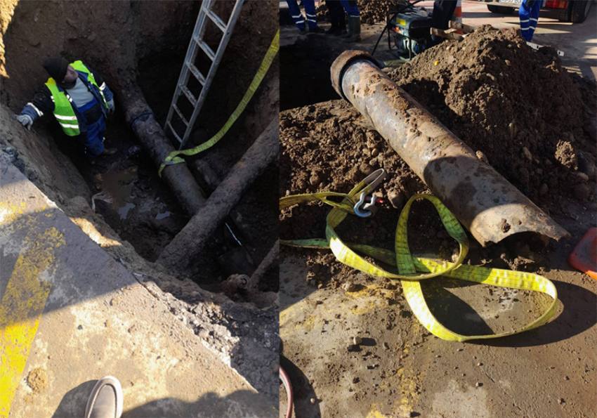 avarie apa pitesti strada justitiei 1 Sursă foto: FB Primăria Municipiului Pitești.