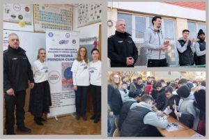 La Școala Gimnazială „Nicolae Iorga” din Pitești s-a desfășurat activitatea „Spune NU violenței, DA sportului!” 14 activitate politia locala Pitești