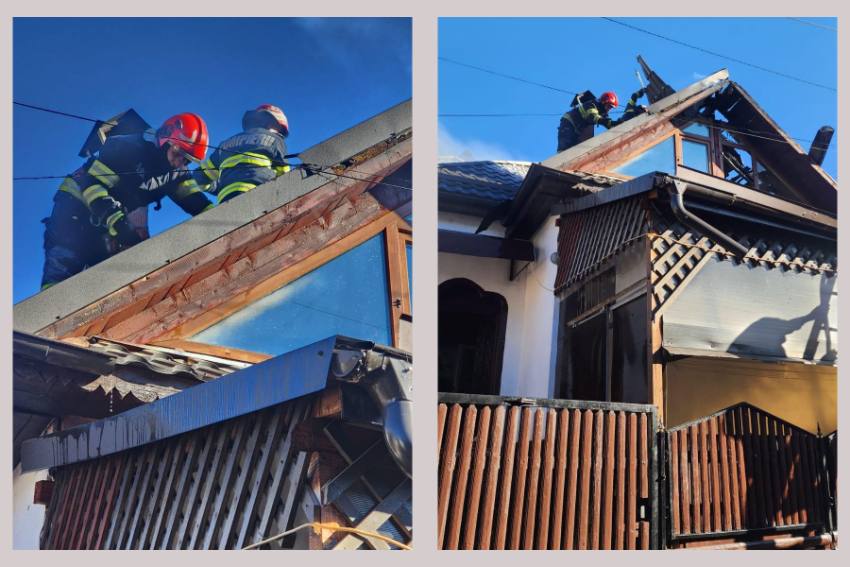 incendiu casa Argeș incendiu casa Argeș