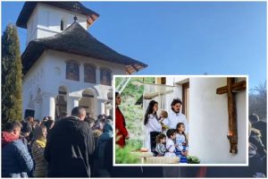 (Video) Lacrimi și durere astăzi în Argeș. Ilina Pârvu, mămica a șase copilași a fost înmormântată 12 Ilina Parvu Arges inmormantare