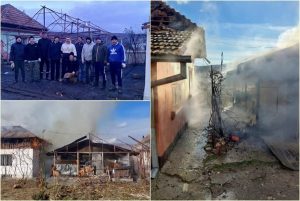 Gospodăria din Ciofrângeni care a fost cuprinsă ieri de flăcări aparține unui pompier 19 page 1 - Gospodăria din Ciofrângeni care a fost cuprinsă ieri de flăcări aparține unui pompier