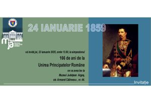 Muzeul Județean Argeș celebrează Unirea Principatelor Române 11 Sursă foto: Muzeul Județean Arges.