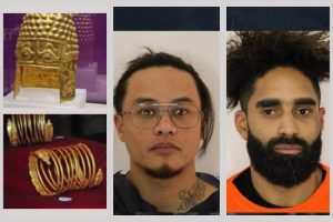 Furtul artefactelor românești: Cei trei suspecți rămân în arest încă două săptămâni 1 suspecti jaf muzeu