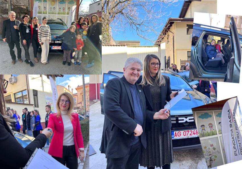 deschidere donatie masina dacia 1 Sursă foto: Asociația Părinților Copiilor cu Autism Argeș,