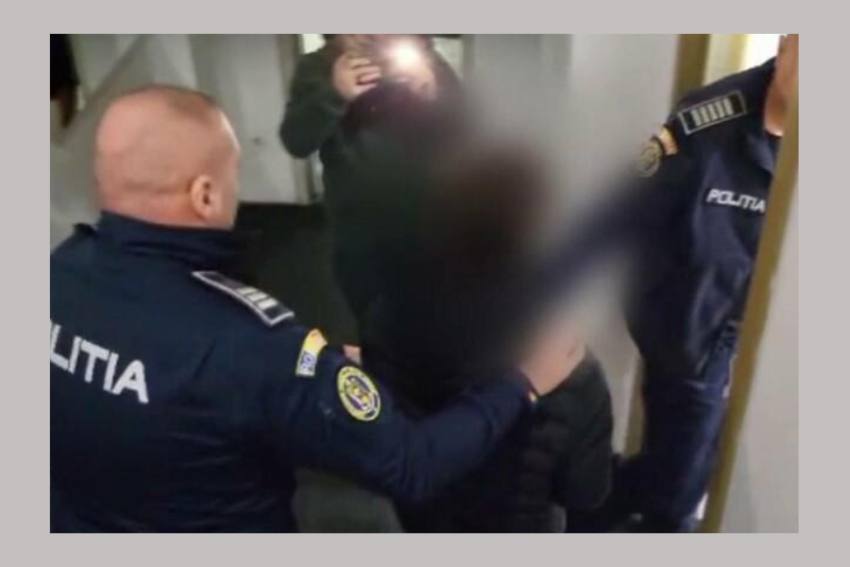 politia retinut elev