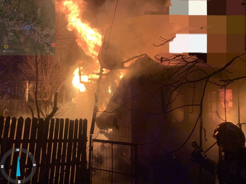 incendiu casa Arges incendiu casa Arges