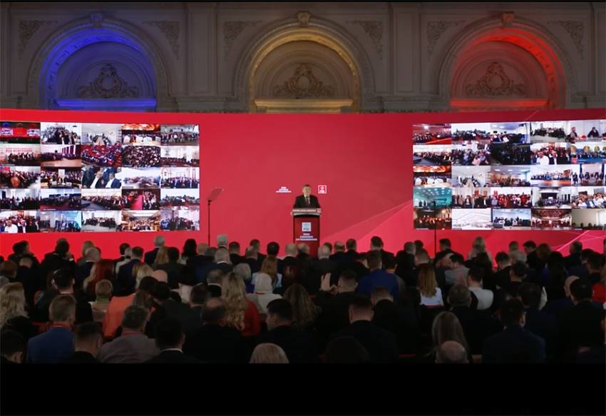 Crin ANtonescu la congres psd 1 Sursă foto: screenshot FB PSD