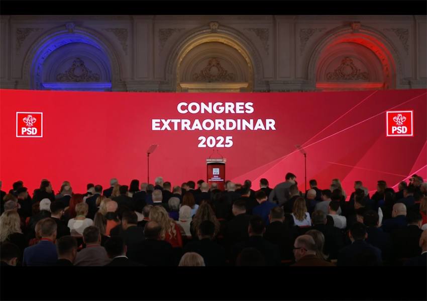 Congresul PSD pentru validarea lui Crin Antonescu la prezidențiale 1 Sursă foto: screenshot FB PSD