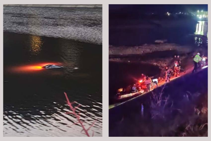 (Video) Tragedia din râul Olt! Șoferița și tatăl ei au murit iar nepotul se află în stare critică! 3 masina cazuta in Olt