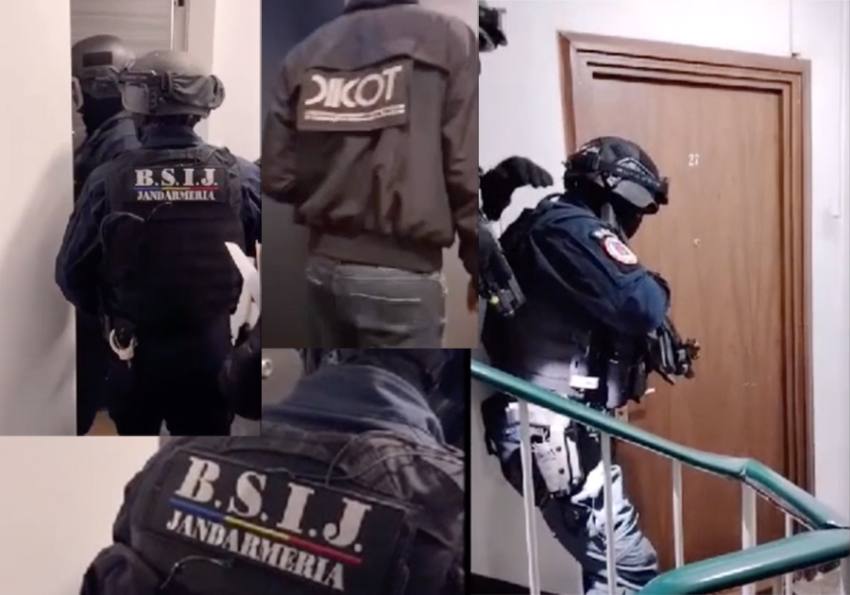 diicot descinderi Sursă foto: screenshot filmare diicot.ro.