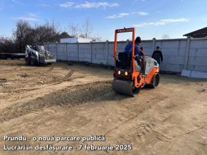 O nouă parcare în cartierul Prundu – lucrările sunt în desfășurare! 1 Sursă foto: FB Primăria Municipiului Pitești.