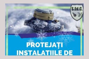 S.Ed.C Mioveni: Protejați contoarele de apă împotriva înghețului! 1 contoare apa inghet